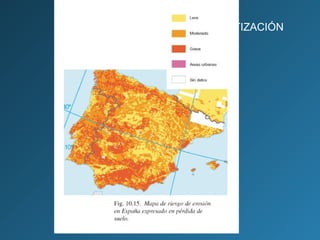 LA EROSIÓN DEL SUELO Y DESERTIZACIÓN

 