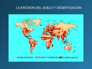 LA EROSIÓN DEL SUELO Y DESERTIZACIÓN

 
