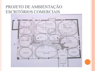 PROJETO DE AMBIENTAÇÃO
ESCRITÓRIOS COMERCIAIS

 
