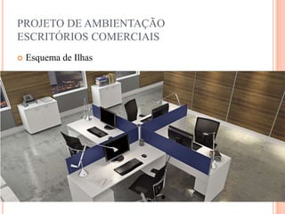 PROJETO DE AMBIENTAÇÃO
ESCRITÓRIOS COMERCIAIS


Esquema de Ilhas

 