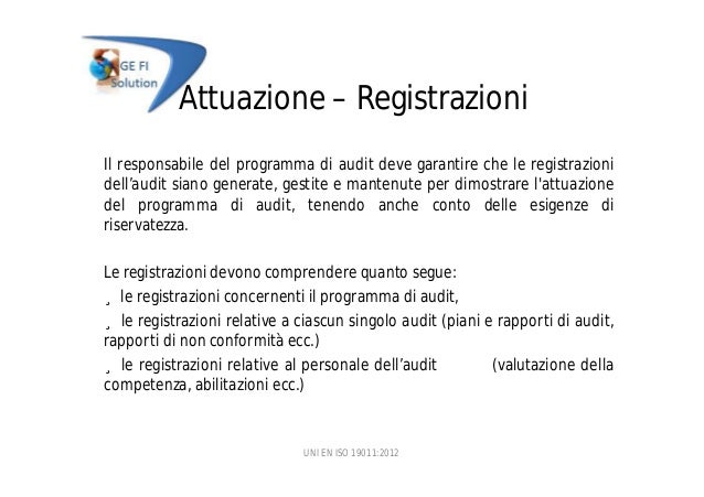 ISO - Guidelines for auditing management systems