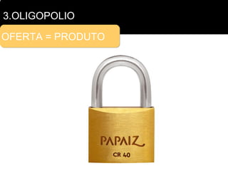 3.OLIGOPOLIO OFERTA = PRODUTO 