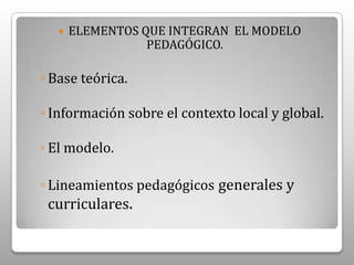 No es conveniente que cada uno trabajemos criterios o procesos distintos. CUAL ES LA TAREAConstruir o revisar el currículo.COMO SE CONSTRUYE?CONSTITUCIÓN POLÍTICA DE COLOMBIA.LEY GENERAL DE EDUCACIÓN.CONTEXTO. Local y global.P. E. I.El modelo pedagógico.