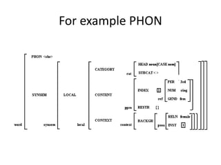 For example PHON
 
