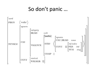 So don’t panic …
[walks][walks]
 