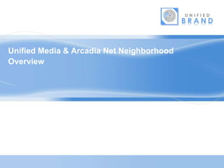 Unified Media & Arcadia Net NeighborhoodOverview 