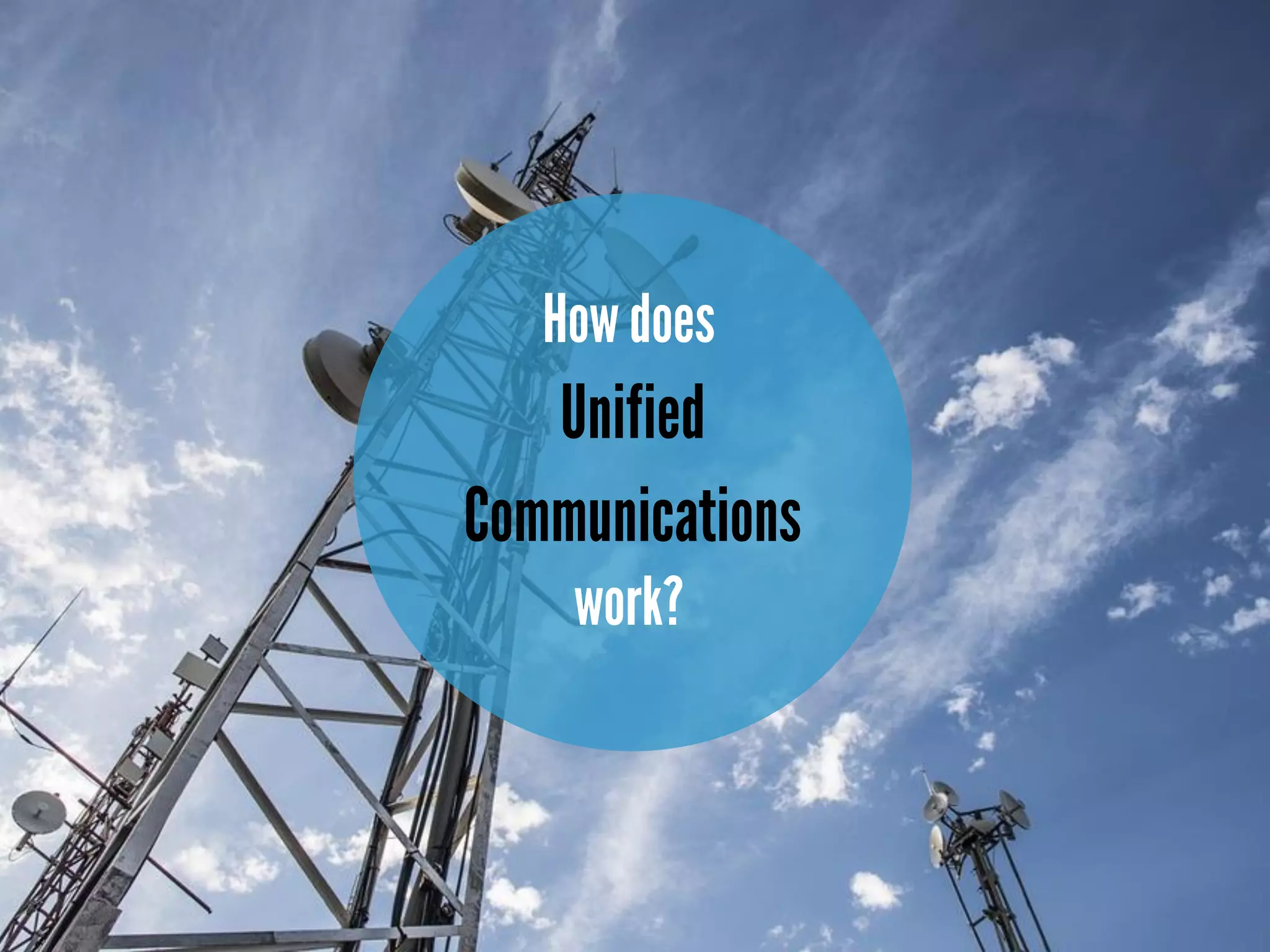 Unified
Communications
Howdoes
work?