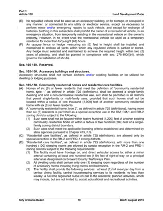 Unified land development code - One Code | DOC
