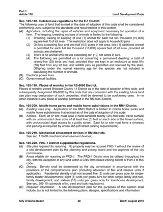 Unified land development code - One Code | DOC