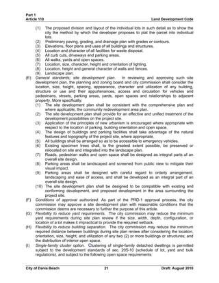 Unified land development code - One Code | DOC