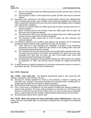Unified land development code - One Code | DOC