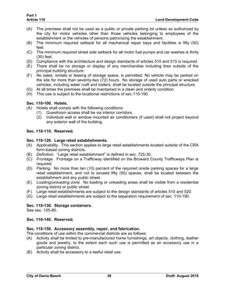 Unified land development code - One Code | DOC