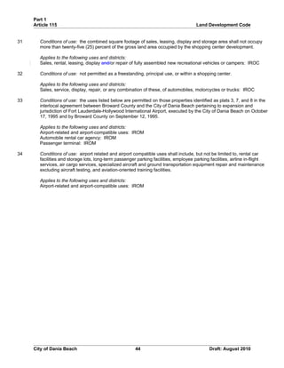 Unified land development code - One Code | DOC
