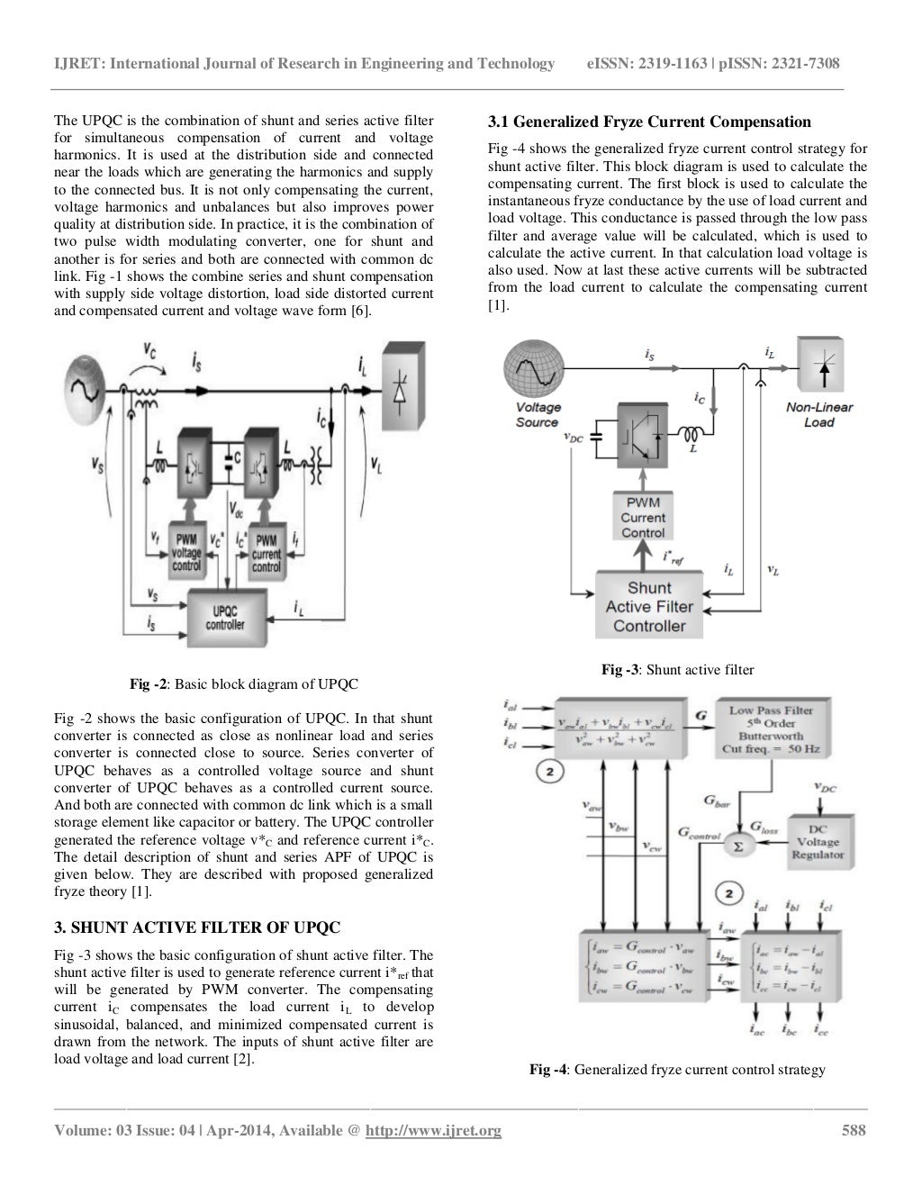Unified power quality conditioner using generalized