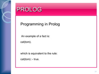 Expert Systems & Prolog | PPT
