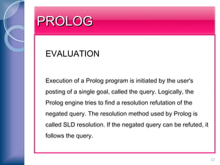 Expert Systems & Prolog | PPT