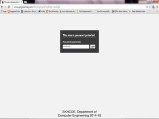 SKNCOE, Department of
Computer Engineering 2014-15
 