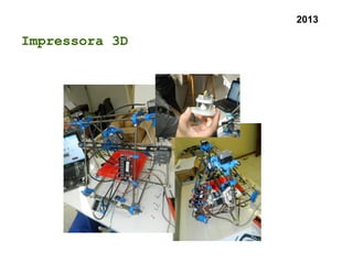Impressora 3D
2013
 