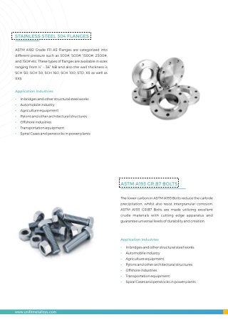 Unifit metalloys inc