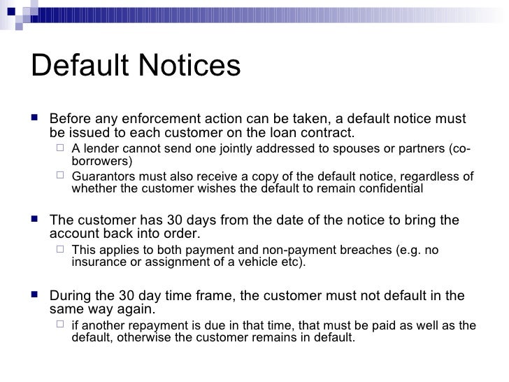 Uniform Consumer Credit Code Content