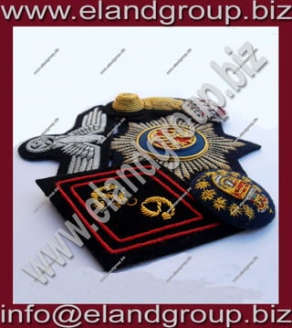 Uniform blazer badges