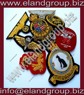 Uniform bullion badges