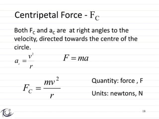 Uniform circular motion worked examples | PPTX