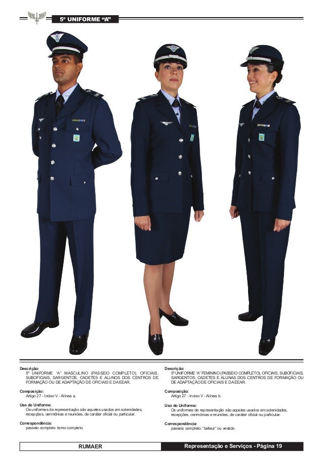 Uniforme de Representação e Serviços da Força Aérea Brasileira