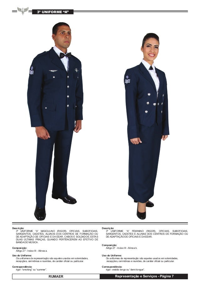 Uniforme de Representação e Serviços da Força Aérea Brasileira