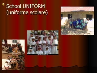 School UNIFORM (uniforme scolare) 