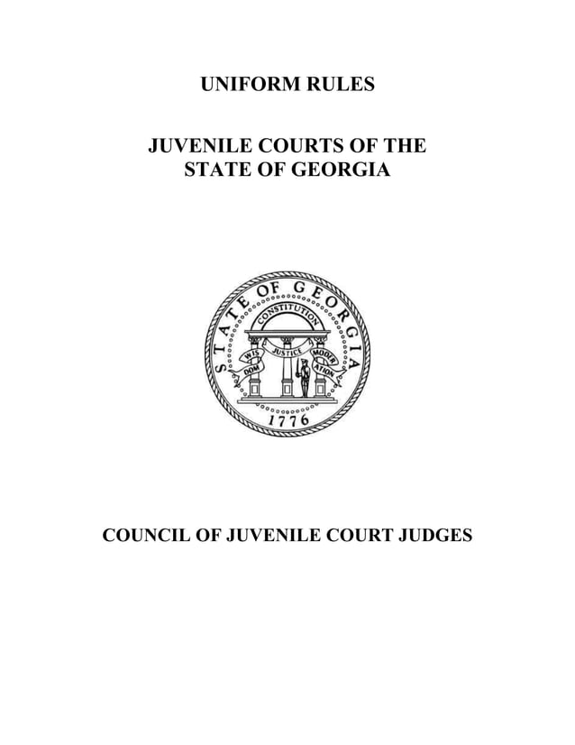 Uniform juvenile court rules 01 22 13 PDF Uniform juvenile court rules 01 22 13 PDF