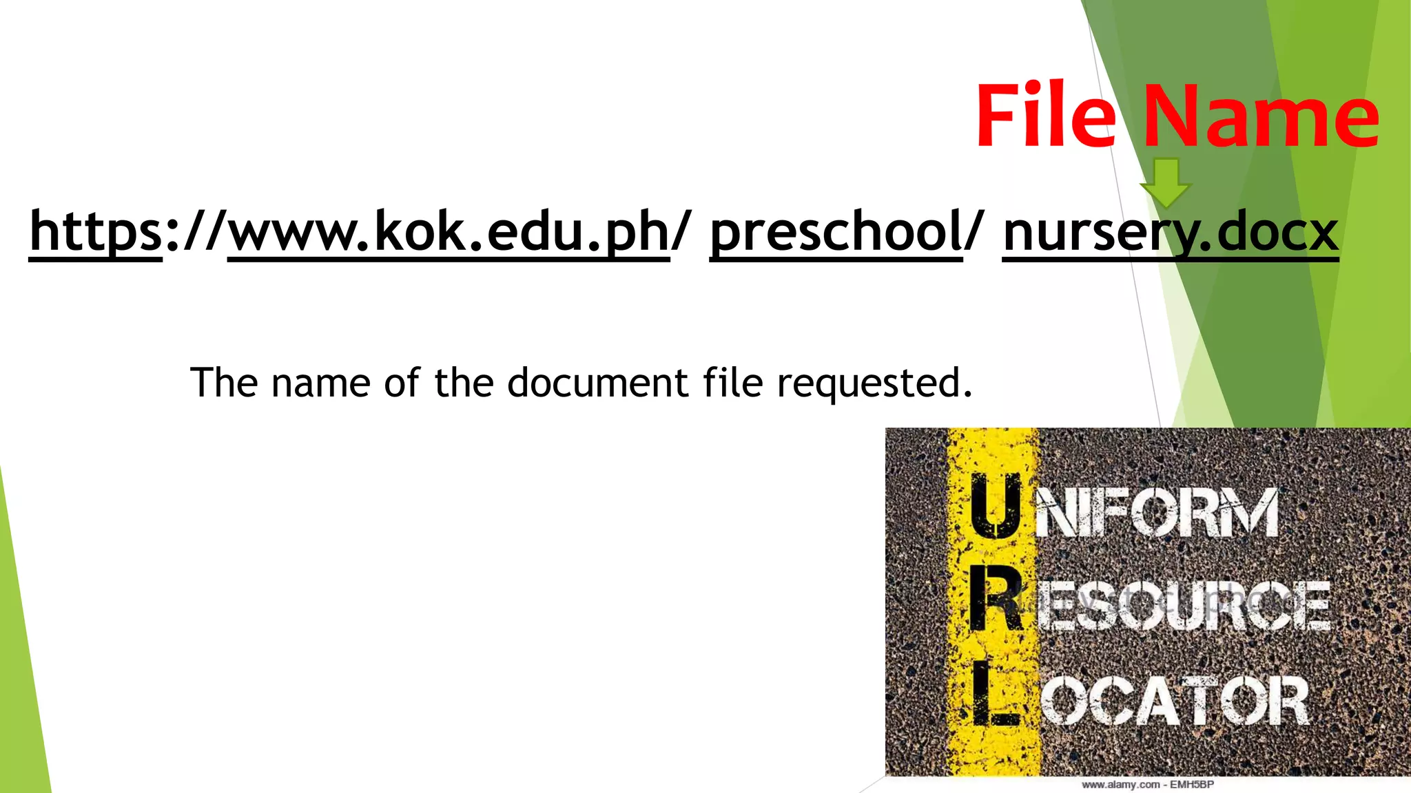 https://www.kok.edu.ph/ preschool/ nursery.docx
File Name
The name of the document file requested.
 
