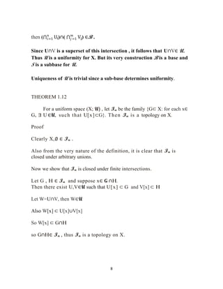Uniform spaces -_riyas | PDF