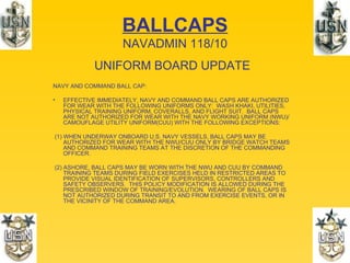 Navy Uniform Training | PPT