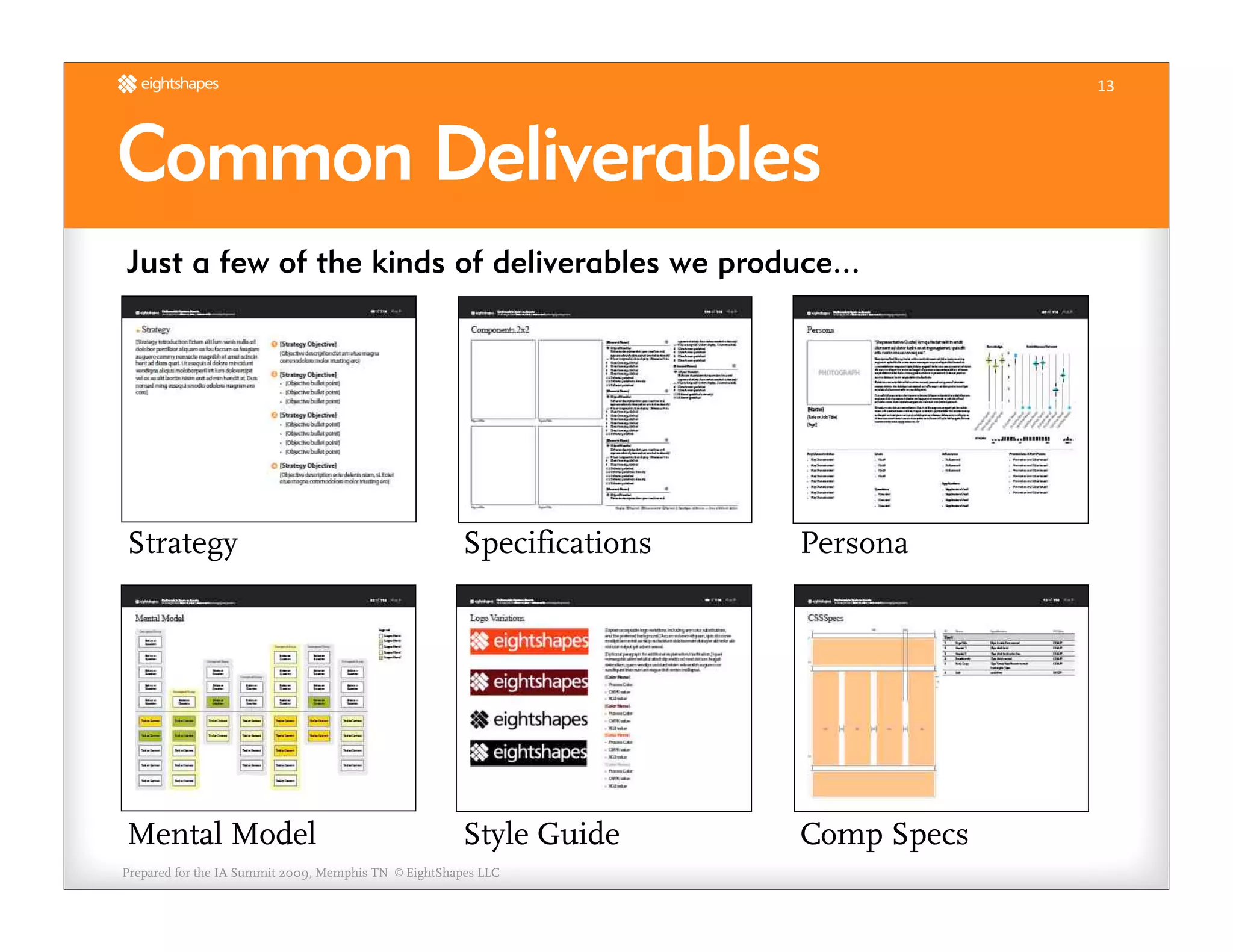 Unify Your Deliverables
