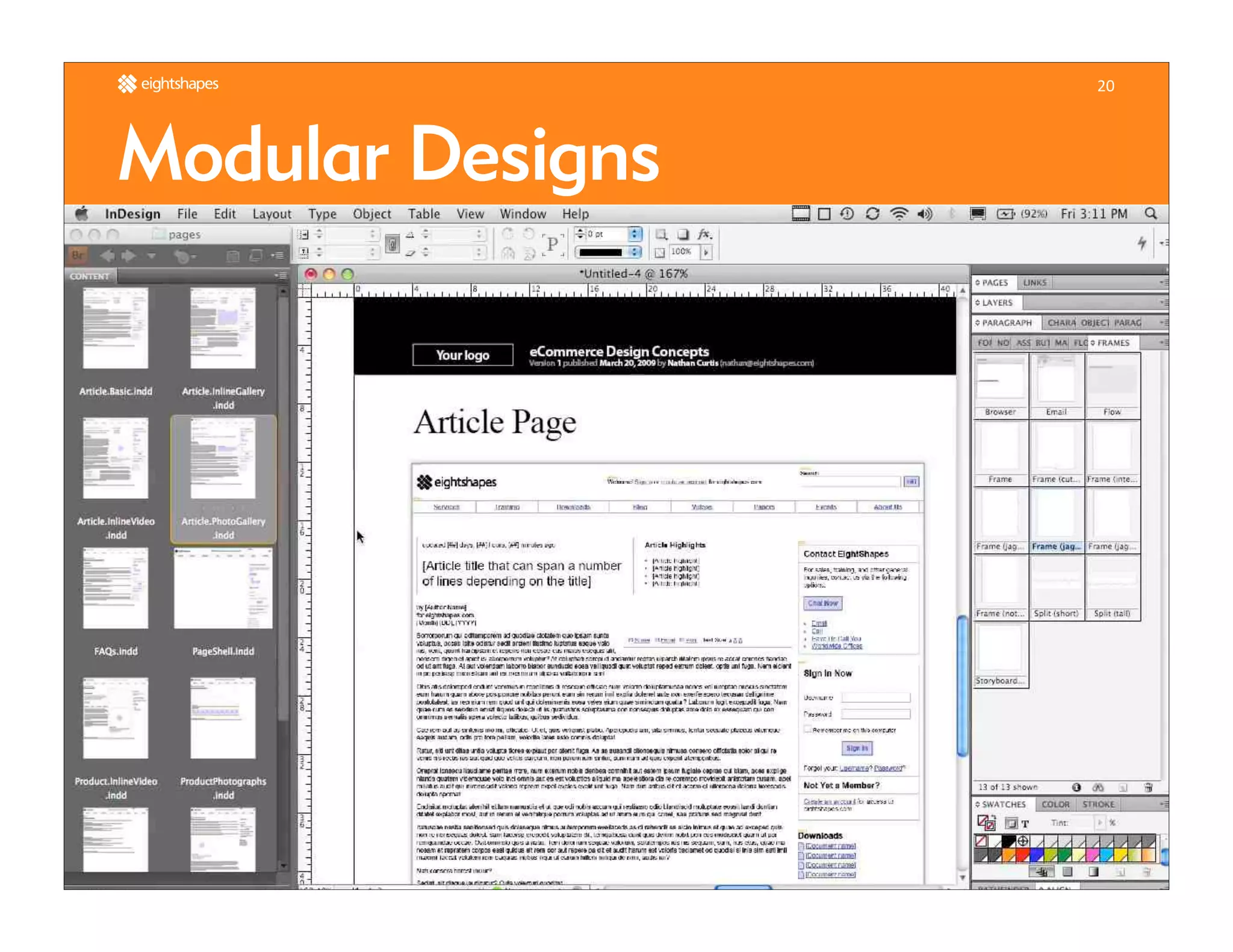 Unify Your Deliverables