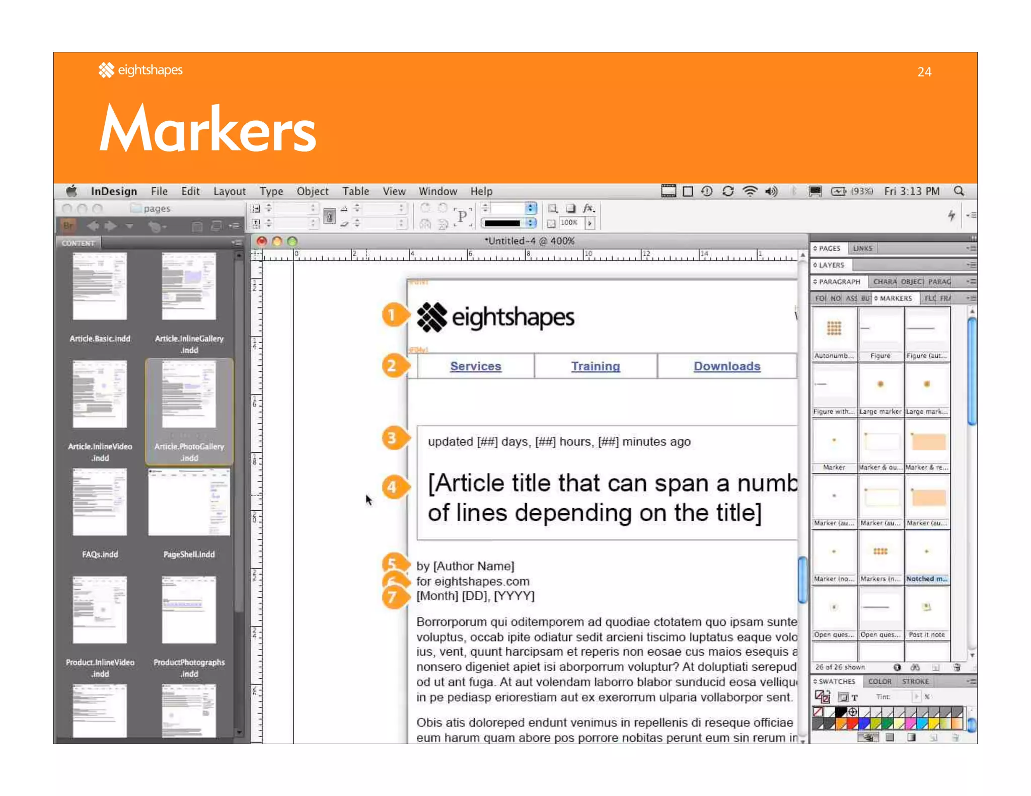 Unify Your Deliverables