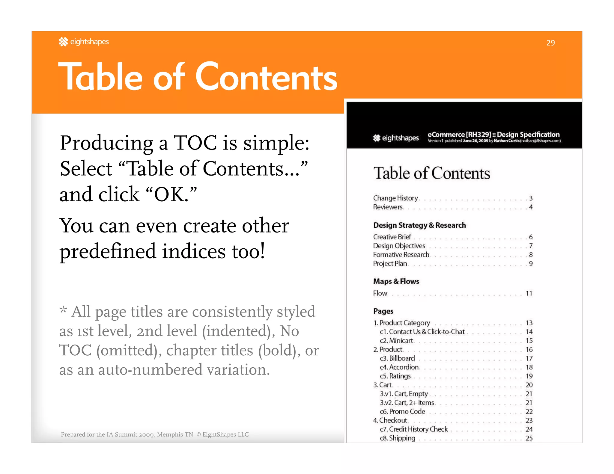 Unify Your Deliverables