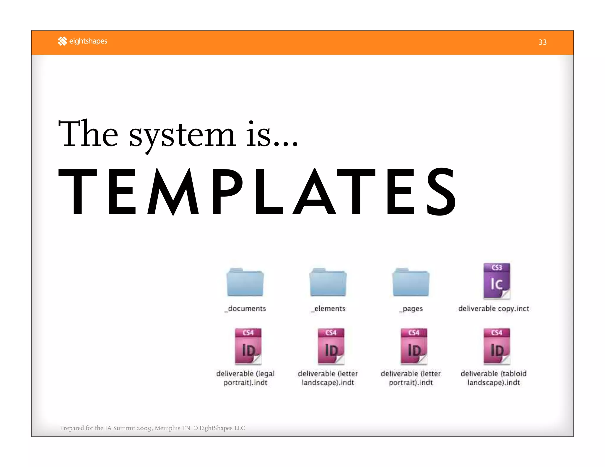 Unify Your Deliverables
