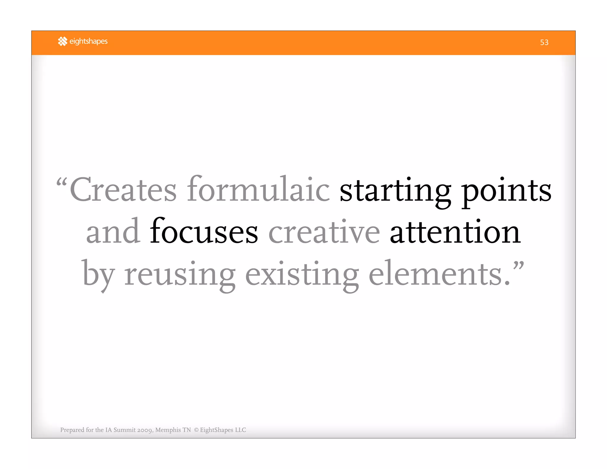 Unify Your Deliverables