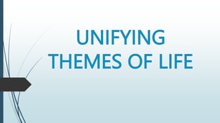 UNIFYING
THEMES OF LIFE
 