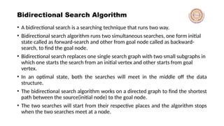 UNIT II ARTIFICIQL INTELLIGENCE SEARCH STRATEGIES OSMANIA UNIVERSITY | PPTX