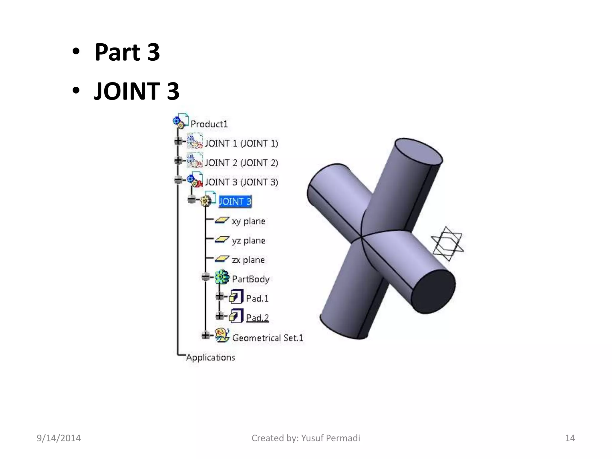 • Part 3 
• JOINT 3 
9/14/2014 Created by: Yusuf Permadi 14 
 