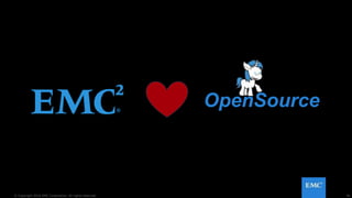 36© Copyright 2016 EMC Corporation. All rights reserved.
OpenSource
 
