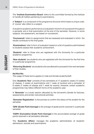 Uni kl rulesandregulationshandbook7thedition | PDF