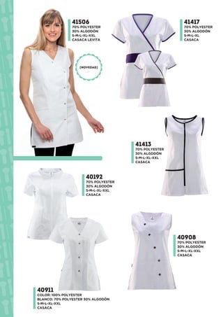 41506
70% POLYESTER
30% ALGODÓN
S-M-L-XL-XXL
CASACA LEVITA
41413
70% POLYESTER
30% ALGODÓN
S-M-L-XL-XXL
CASACA
40908
70% POLYESTER
30% ALGODÓN
S-M-L-XL-XXL
CASACA
40192
70% POLYESTER
30% ALGODÓN
S-M-L-XL-XXL
CASACA
40911
COLOR: 100% POLYESTER
BLANCO: 70% POLYESTER 30% ALGODÓN
S-M-L-XL-XXL
CASACA
41417
70% POLYESTER
30% ALGODÓN
S-M-L-XL
CASACA
[NOVEDAD]
 