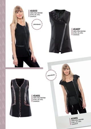 41503
100% POLYESTER
S-M-L-XL-XXL
CASACA
41401
100% POLYESTER
S-M-L-XL-XXL
CASACA
41407
100% POLYESTER
S-M-L-XL-XXL
CASACA
41501
100% POLYESTER
S-M-L-XL-XXL
CASACA
[NOVEDAD]
[NOVEDAD]
 
