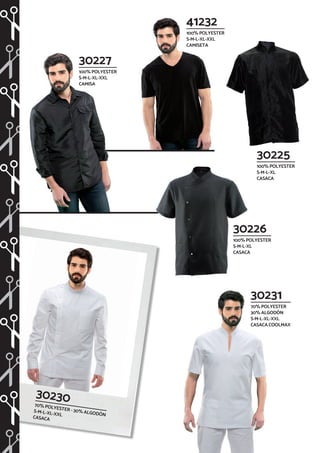 30227
100% POLYESTER
S-M-L-XL-XXL
CAMISA
41232
100% POLYESTER
S-M-L-XL-XXL
CAMISETA
30231
70% POLYESTER
30% ALGODÓN
S-M-L-XL-XXL
CASACA COOLMAX
3023070% POLYESTER - 30% ALGODÓN
S-M-L-XL-XXLCASACA
30226
100% POLYESTER
S-M-L-XL
CASACA
30225
100% POLYESTER
S-M-L-XL
CASACA
 