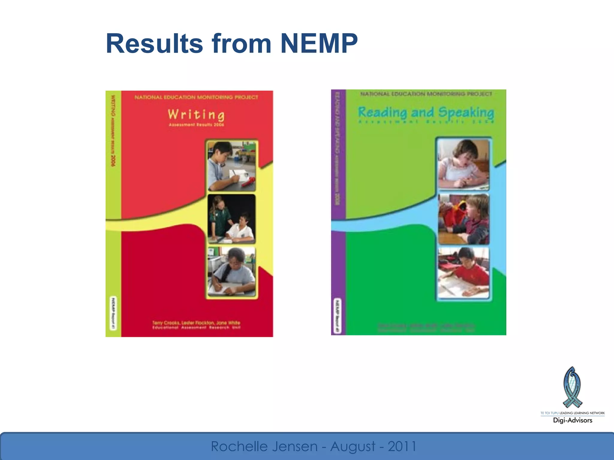 Results from NEMP Rochelle Jensen - August - 2011 