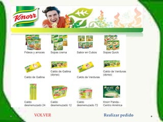 VOLVER Realizar pedido 